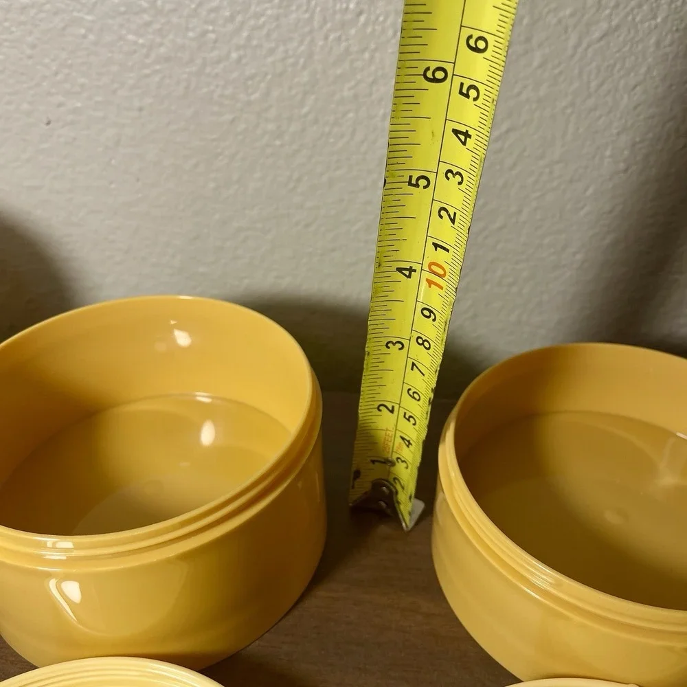 Mytagalongs  Tall‎ Floral Bento Box Snack Container 3 Compartments Yellow